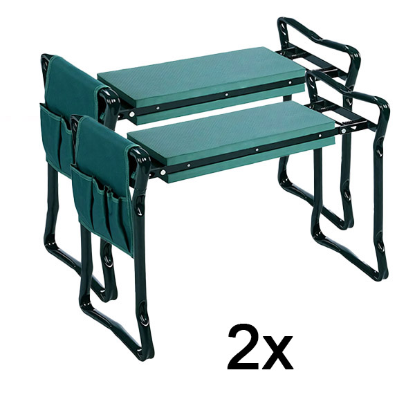 2x Asiento de jardín kneeler | KNEEBENCH