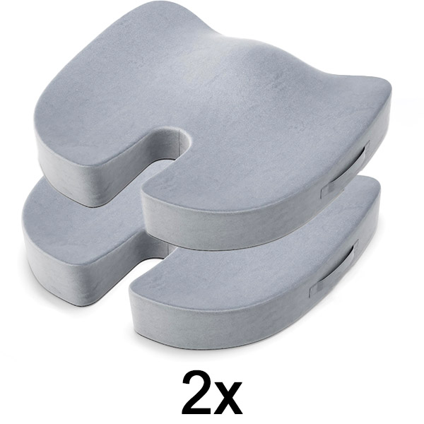 2x Cojín ergonómico para sentarse | MAXICOMFORT