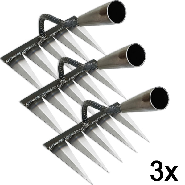 3x Herramienta multifuncional de jardinería para el mantenimiento del suelo | PRONGSPRO