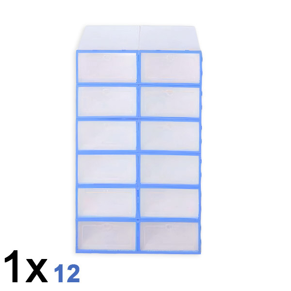1x Caja de plástico para zapatos (12 unidades) | SHOEZY