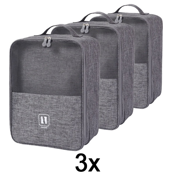 3x Bolsa de viaje para zapatos | SHOEPACK