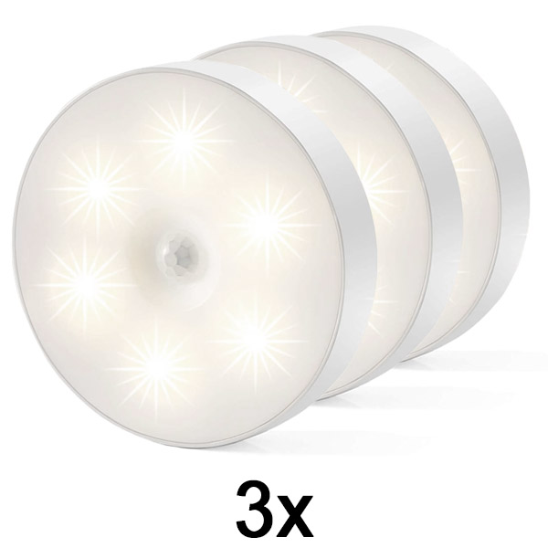 3x Luz con sensor de movimiento de bajo consumo | LUMISIGN