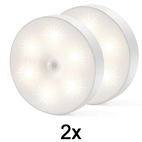 2x Luz con sensor de movimiento de bajo consumo | LUMISIGN
